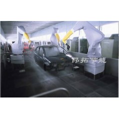 ABB機器人熱噴涂防護服，噴涂機器人防護服